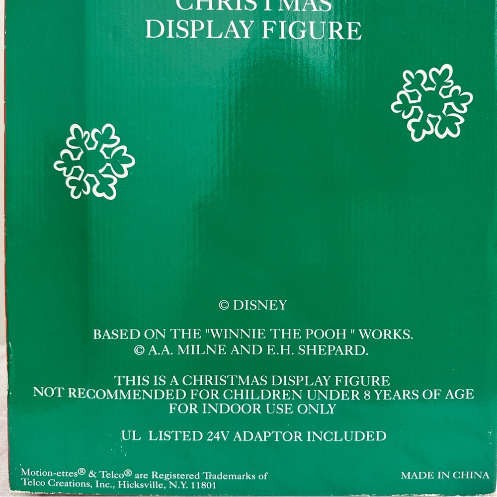 Winnie the Pooh Christmas Plush with Scarf and Honey Pot Collector Animated - Picture 14 of 16